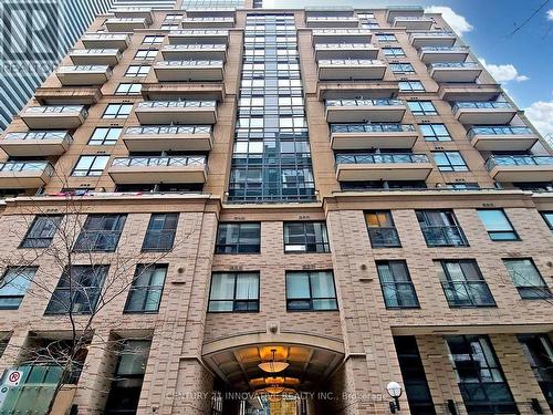 1510 - 35 Hayden Street E, Toronto, ON - Outdoor With Balcony With Facade