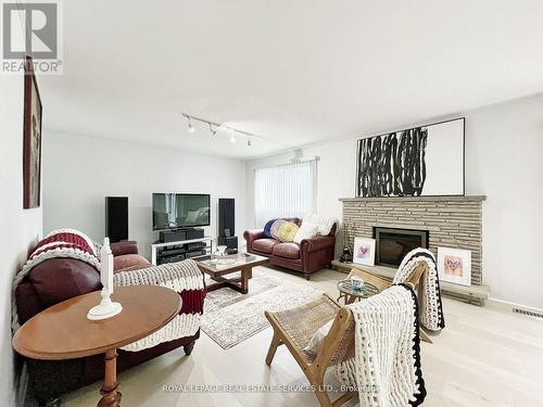 59 Covewood Street, Toronto, ON - Indoor Photo Showing Living Room With Fireplace