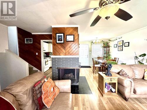 43 Swallow Street, Kitimat, BC - Indoor Photo Showing Living Room With Fireplace