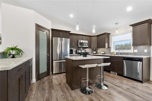 247 Leclerc Bay, St Adolphe, MB - Indoor Photo Showing Kitchen With Upgraded Kitchen