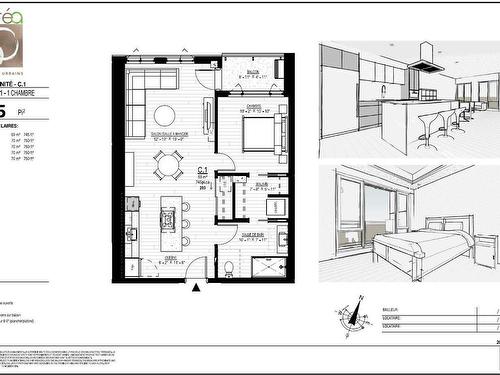 Drawing (sketch) - 403-Ph4-980 Av. Pierre-Dansereau, Terrebonne (Terrebonne), QC - Other