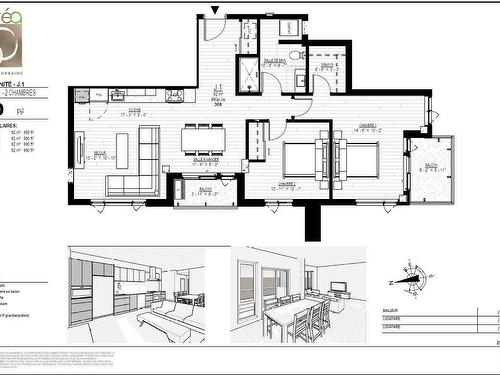 Drawing (sketch) - 308-Ph3-970 Av. Pierre-Dansereau, Terrebonne (Terrebonne), QC - Other