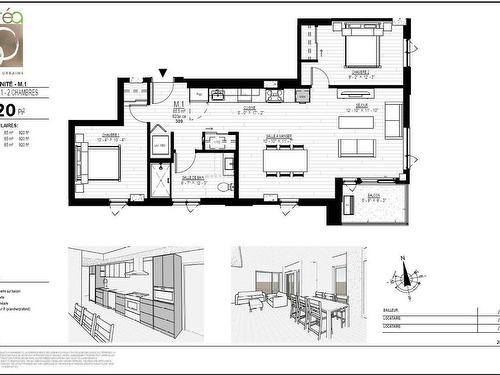 Drawing (sketch) - 309-Ph3-970 Av. Pierre-Dansereau, Terrebonne (Terrebonne), QC - Other