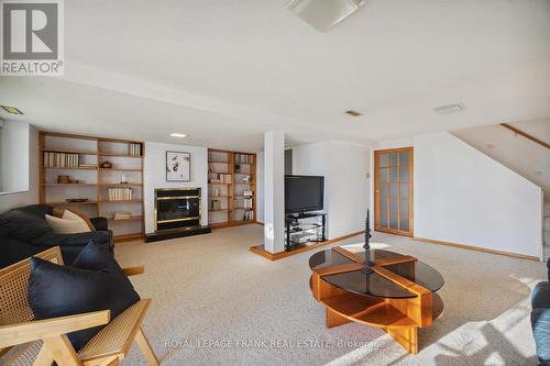 696 Down Crescent, Oshawa (Donevan), ON - Indoor Photo Showing Living Room With Fireplace