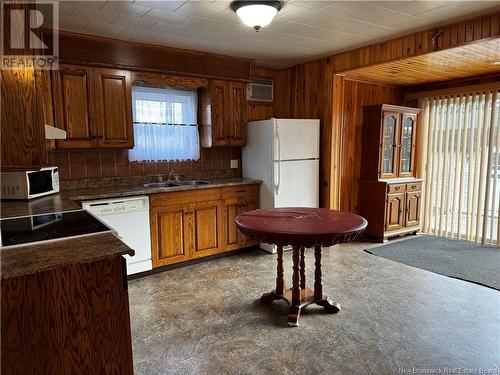 587 Canada Road, Edmundston, NB - Indoor Photo Showing Kitchen With Double Sink