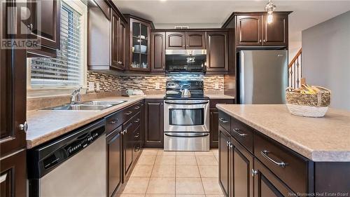 9 Berry, Moncton, NB - Indoor Photo Showing Kitchen With Double Sink