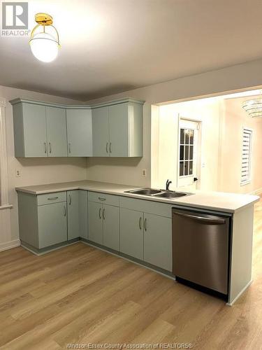 109 Edgar Street, Chatham, ON - Indoor Photo Showing Kitchen With Double Sink