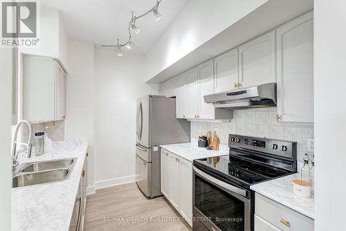 1105 - 2067 Lake Shore Boulevard W, Toronto, ON - Indoor Photo Showing Kitchen With Double Sink