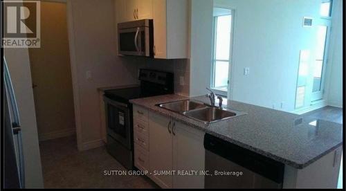 501 - 339 Rathburn Road W, Mississauga, ON - Indoor Photo Showing Kitchen With Double Sink