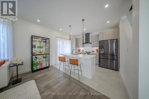 1 - 1195 Riverside Drive, London, ON - Indoor Photo Showing Kitchen With Stainless Steel Kitchen With Upgraded Kitchen