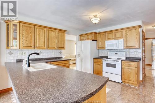 5760 Wayne Street, Lasalle, ON - Indoor Photo Showing Kitchen With Double Sink