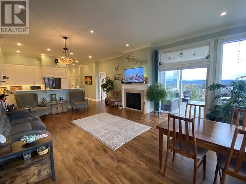 18 4022 Yeo Street, Terrace, BC - Indoor Photo Showing Living Room With Fireplace