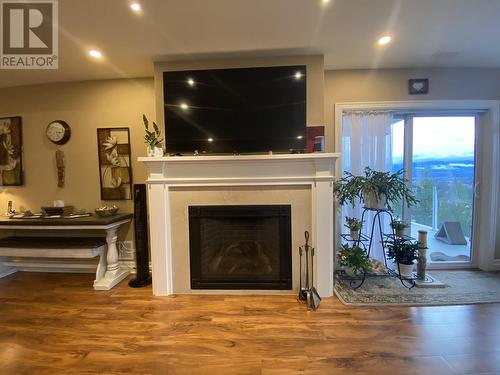 18 4022 Yeo Street, Terrace, BC - Indoor Photo Showing Living Room With Fireplace