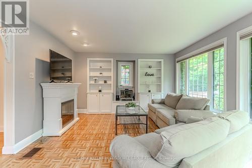 9 Orchard Drive, Barrie, ON - Indoor Photo Showing Living Room With Fireplace