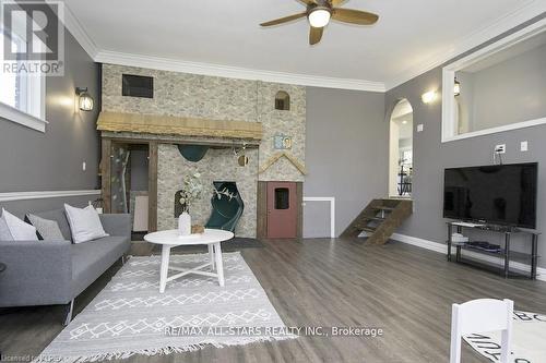 677 Highway 36, Kawartha Lakes (Lindsay), ON - Indoor Photo Showing Living Room With Fireplace