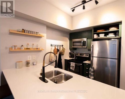 2501 - 105 The Queensway Avenue, Toronto, ON - Indoor Photo Showing Kitchen With Double Sink