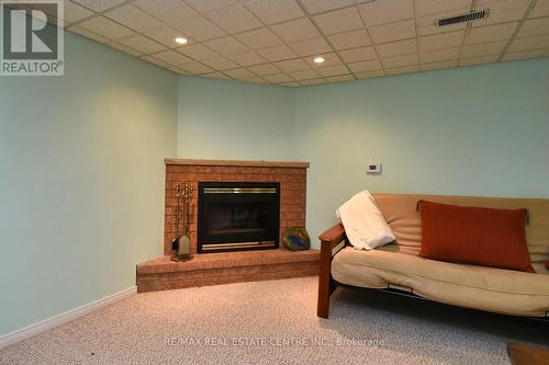 39 Twenty Place Boulevard, Hamilton, ON - Indoor With Fireplace