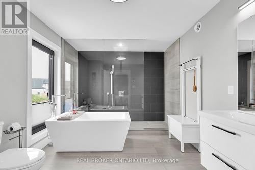 Heated Tile in Ensuite - 3495 Grand Oak Cross, London, ON - Indoor Photo Showing Bathroom