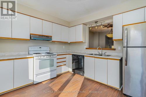 18 - 72 Stone Church Road W, Hamilton, ON - Indoor Photo Showing Kitchen With Double Sink