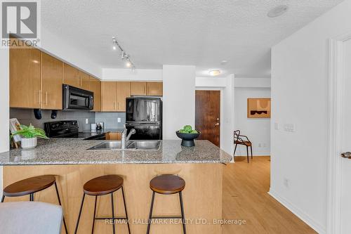 1908 - 16 Yonge Street, Toronto, ON - Indoor Photo Showing Kitchen With Double Sink