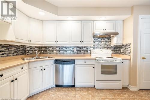 1061 Vansickle Road N Unit# 306B, St. Catharines, ON - Indoor Photo Showing Kitchen With Double Sink