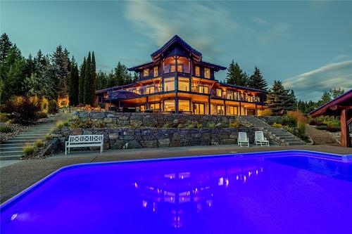 8100, 8104 Silver Star Road, Vernon, BC - Outdoor With In Ground Pool