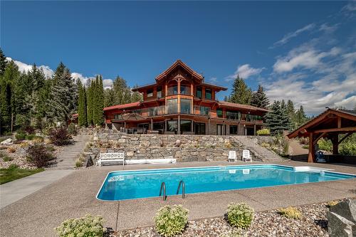 8100, 8104 Silver Star Road, Vernon, BC - Outdoor With In Ground Pool