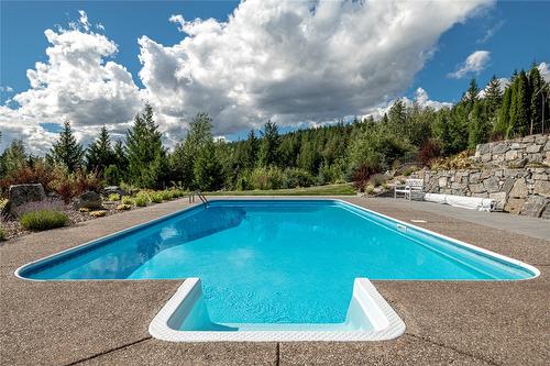 8100, 8104 Silver Star Road, Vernon, BC - Outdoor With In Ground Pool With Backyard