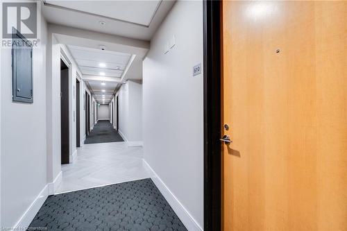 Hall featuring light parquet flooring - 15 Prince Albert Boulevard Unit# 610, Kitchener, ON - Indoor Photo Showing Other Room