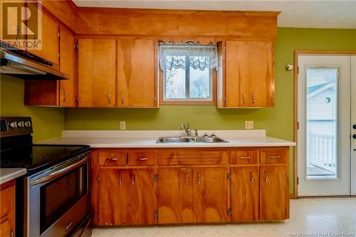 8 Windymere Drive, Sackville, NB - Indoor Photo Showing Kitchen With Double Sink