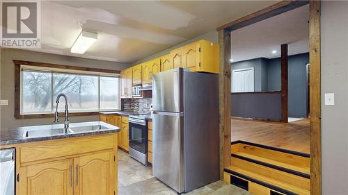 502 7Th Line, Gore Bay, ON - Indoor Photo Showing Kitchen With Double Sink