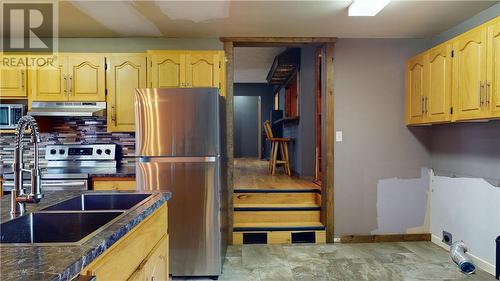 502 7Th Line, Gore Bay, ON - Indoor Photo Showing Kitchen With Double Sink