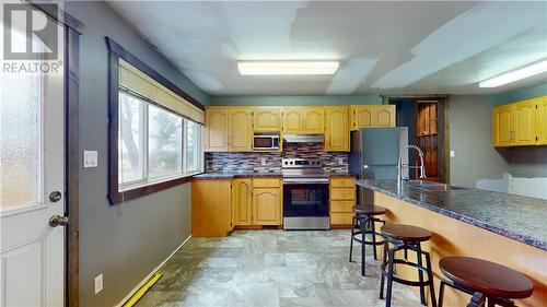 502 7Th Line, Gore Bay, ON - Indoor Photo Showing Kitchen With Double Sink