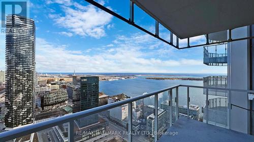 4008 - 28 Freeland Street S, Toronto, ON - Outdoor With Body Of Water With Balcony With View With Exterior