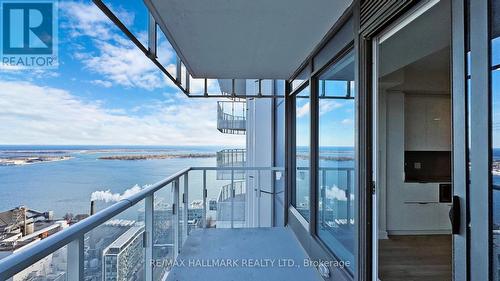 4008 - 28 Freeland Street S, Toronto, ON - Outdoor With Body Of Water With Balcony With View With Exterior