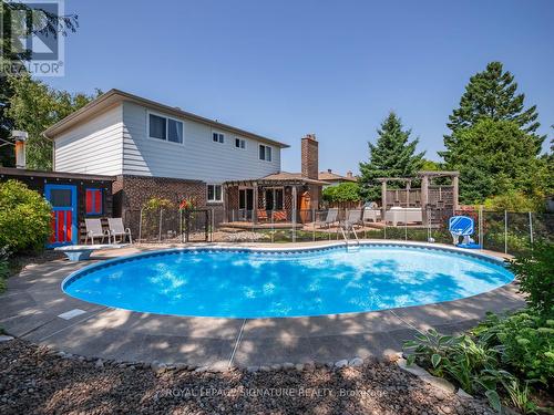 17 Chapais Crescent, Toronto, ON - Outdoor With In Ground Pool With Deck Patio Veranda With Backyard