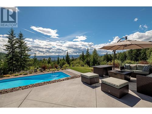 8100, 8104 Silver Star Road, Vernon, BC - Outdoor With In Ground Pool With Deck Patio Veranda