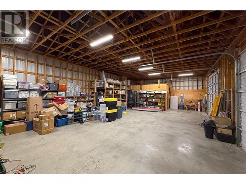 8100, 8104 Silver Star Road, Vernon, BC - Indoor Photo Showing Garage