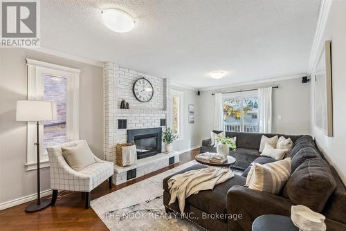 349 Regal Briar Street, Whitby (Blue Grass Meadows), ON - Indoor Photo Showing Living Room With Fireplace