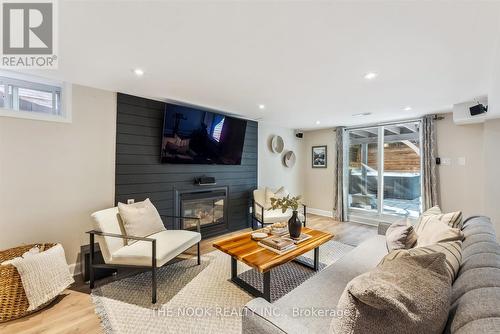 349 Regal Briar Street, Whitby (Blue Grass Meadows), ON - Indoor Photo Showing Living Room With Fireplace