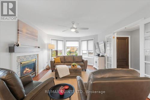 115 Palmer Road, Belleville, ON - Indoor Photo Showing Living Room With Fireplace