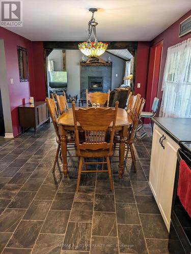 20 Mccreedie Street, Kawartha Lakes (Lindsay), ON - Indoor Photo Showing Dining Room With Fireplace