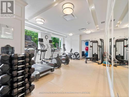 1001 - 30 Old Mill Road, Toronto, ON - Indoor Photo Showing Gym Room