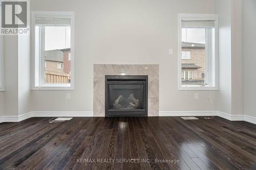 296 Remembrance Road, Brampton, ON - Indoor Photo Showing Living Room With Fireplace