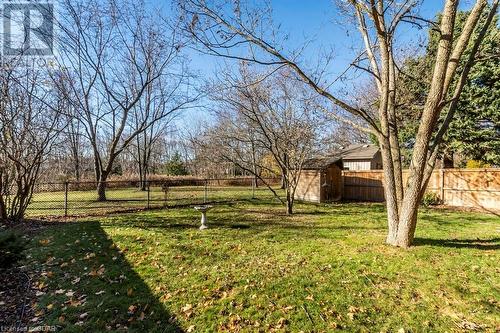 View of yard featuring a shed - 56 Imperial Road N, Guelph, ON - Outdoor With View