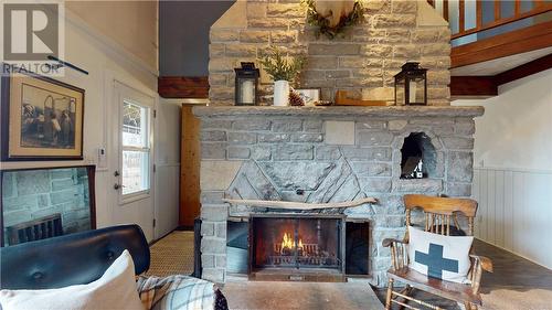 359 Ketchankookem Trail, Mindemoya, Manitoulin Island, ON - Indoor With Fireplace