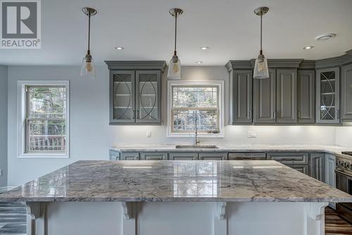 1-3 Ocean View Drive, Norman'S Cove, NL - Indoor Photo Showing Kitchen With Upgraded Kitchen