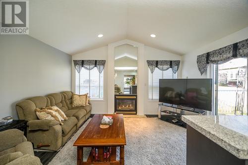 6733 Checkley Road, Prince George, BC - Indoor Photo Showing Living Room With Fireplace