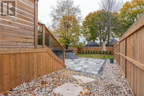 View of yard featuring a patio - 262 Homewood Avenue, Hamilton, ON - Outdoor With Exterior