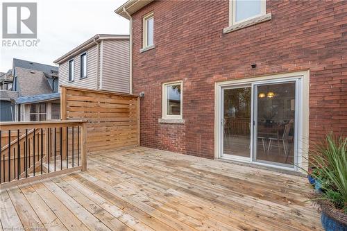 View of deck - 262 Homewood Avenue, Hamilton, ON - Outdoor With Deck Patio Veranda With Exterior